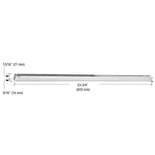 CRL FD163D 23-3/4" 5 to 1 Overhead Balance with 2 Springs Mill