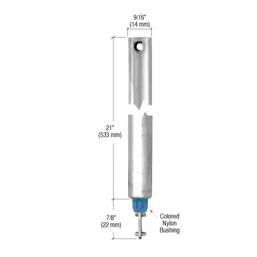 21" Tubular Spiral Tilt Window Balance - Blue Bushing