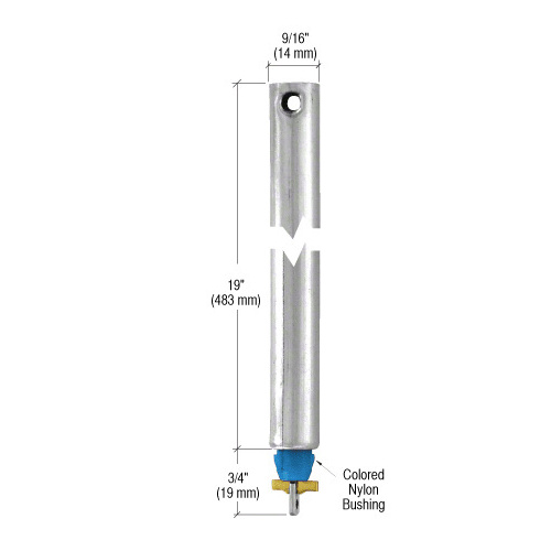 19" Tubular Spiral Non-Tilt Window Balance Blue Bushing