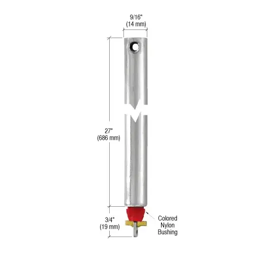 27" Tubular Spiral Non-Tilt Window Balance Red Bushing