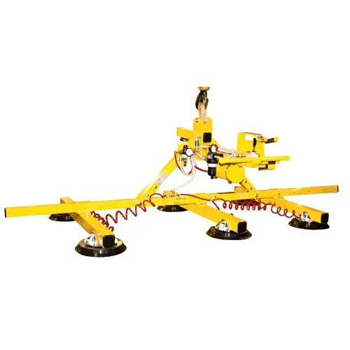 CRL FLEXR6HV11A1R Wood's Powr-Grip Air Powered FLEX Flat Lifters with Movable Pads and Sliding Arms 1500 Series