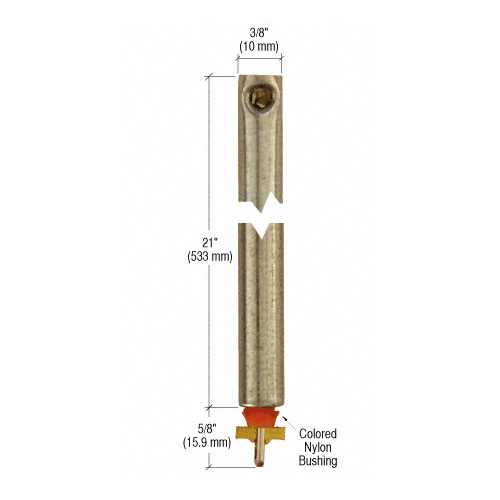 21" Tubular Spiral Non-Tilt Window Balance Red Bushing