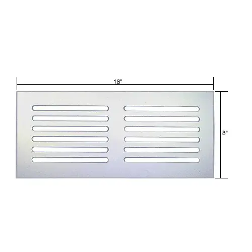 CRL FMG1880 Clear Flat Acrylic 18" x 8" Mirror Grille