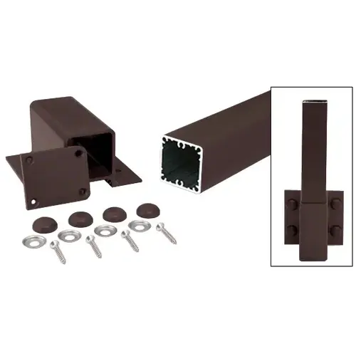 Matte Bronze 200, 300, 350, and 400 Series 48" Fascia Mount Post Kit