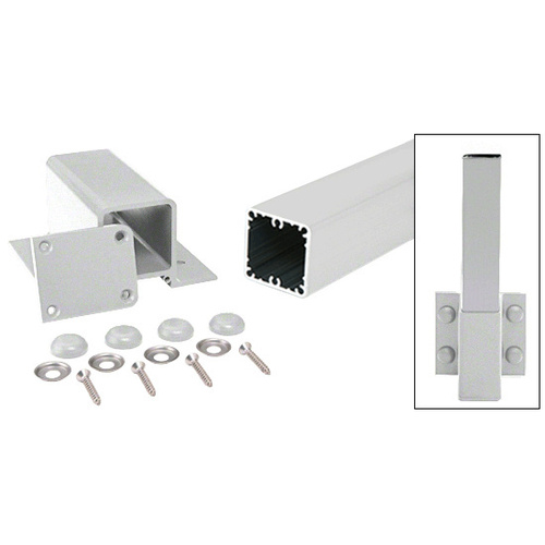 Metallic Silver 200, 300, 350, and 400 Series 42" Fascia Mount Post Kit