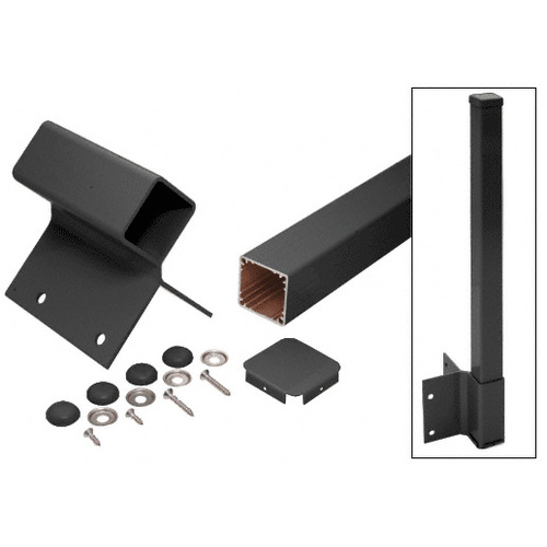 Matte Black 42" 200, 300, 350, and 400 Series 90 Degree Fascia Mounted Post Kit