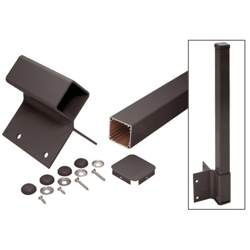 Matte Bronze 36" 200, 300, 350, and 400 Series 90 Degree Fascia Mounted Post Kit