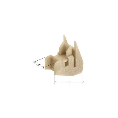 Window Channel Balance Bottom Guides - Bulk Tan - pack of 50