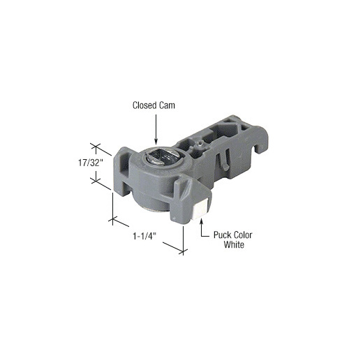CRL FS266 1-1/4" Pivot Lock Shoe Gray