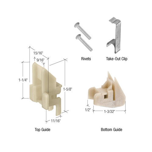 Window Channel Balance Repair Kit Tan