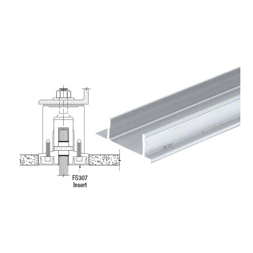 CRL Blumcraft FS307M Mill FS307 Replacement Snap-In Insert for Base Shoe 144" Stock Length