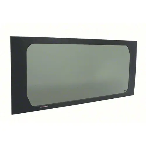 CRL FW387L 2014+ OEM Design 'All-Glass' Look Ram ProMaster Van Fixed Drivers Side Middle Window 159" Extended Wheelbase 28% Dark Gray