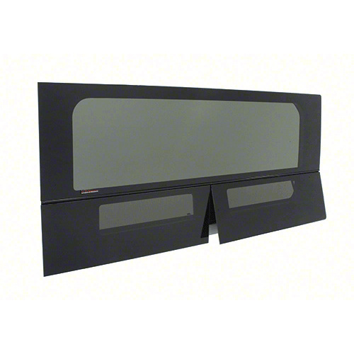 CRL FW398L 2014+ OEM Design 'All-Glass' Look Ram ProMaster Van Vented Drivers Side Rear Quarter Panel Window 159" Extended Wheelbase 28% Dark Gray