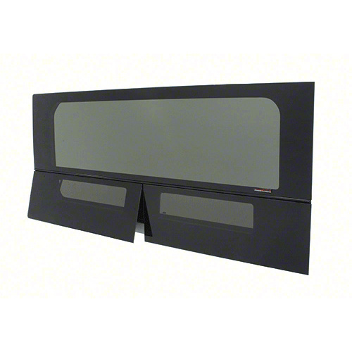 CRL FW398R 2014+ OEM Design 'All-Glass' Look Ram ProMaster Van Vented Passenger Side Rear Quarter Panel Window 159" Extended Wheelbase 28% Dark Gray