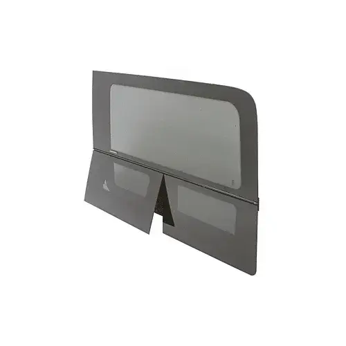 2007-2019 OEM Design 'All-Glass' Look Sprinter Van Dual-Vent Drivers Side Rear Quarter Panel Window for 170" Wheel Base Van 28% Dark Gray