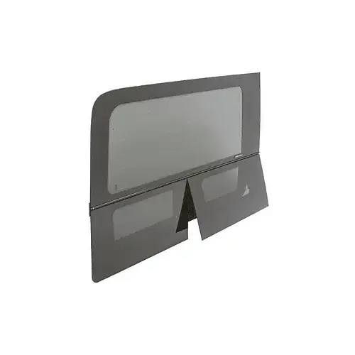 CRL FW623R 2007-2019 OEM Design 'All-Glass' Look Sprinter Van Dual-Vent Passenger Side Rear Quarter Panel Window for 170" Wheel Base Van 28% Dark Gray