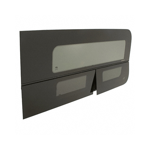 CRL FW805R 2011+ Nissan NV 'All-Glass' Look T-Vent Passengers Side Sliding Door 28% Dark Gray