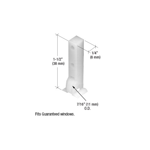 7/16" Nylon Sliding Window Roller for Guaranteed Products Windows