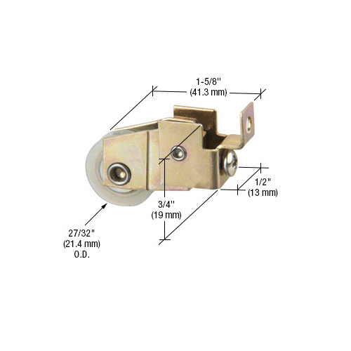 27/32" Nylon Sliding Window Roller