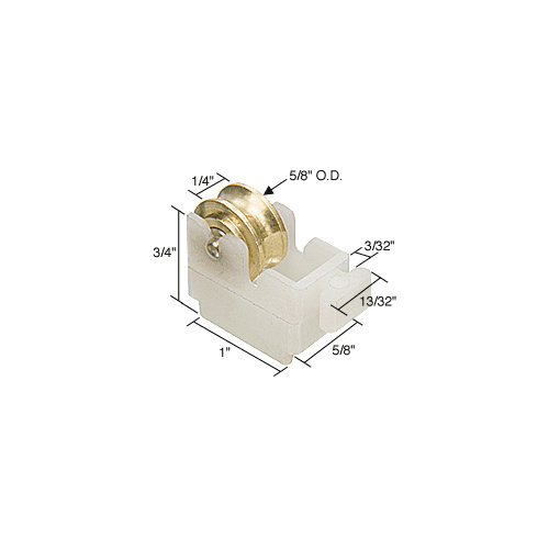 5/8" Steel Sliding Window Roller