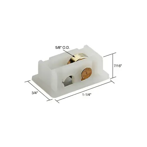 Sliding Window Roller with 5/8" Steel Wheel for Acorn Series 2100 thru 2300 Old Style Windows