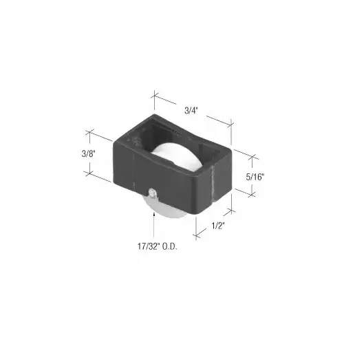 17/32" Nylon Sliding Window Roller for Window Master Windows