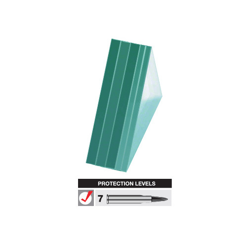 Bullet Resistant Glass Clad Polycarbonate (Protection Levels 1-8) Clear