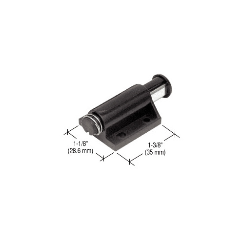 Black Magnetic Single Latch for Glass Doors
