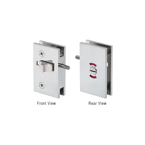 CRL GE90SCACH Polished Chrome Geneva Sliding Block Lock for RPS
