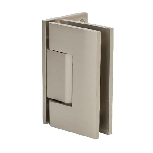 Brushed Nickel Geneva 544 Series Wall Mount Offset Back Plate Hinge