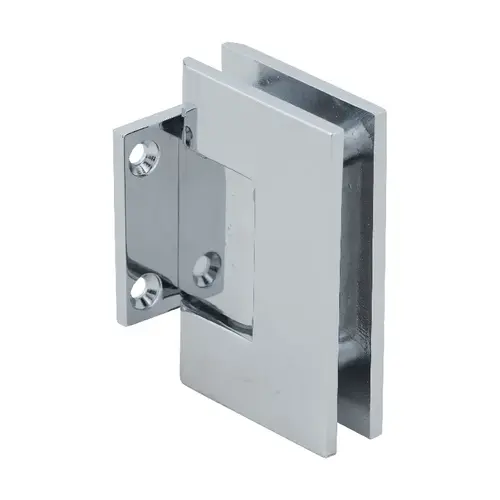 CRL GEN574CH Chrome Geneva Series 5 Degree Pre-Set Wall Mount Short Back Plate Hinge