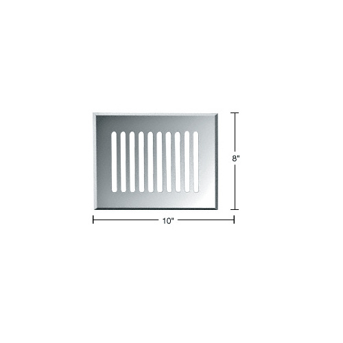 Clear Mirror 8" x 10" Glass Mirror Grille