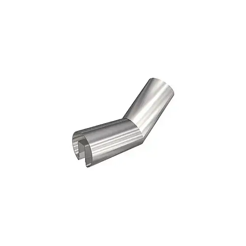 Custom Reverse Angle Vertical Corner for 1/2" or 5/8" Glass Cap Railing Specify