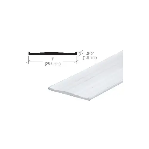 CRL GR102W White PVC Flat Grid - 96"