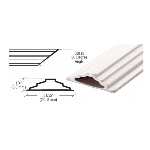 White PVC Low Profile Step Grid - pack of 10