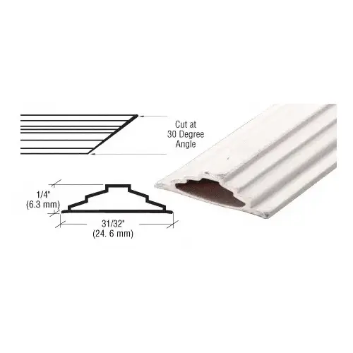 White PVC Low Profile Step Grid