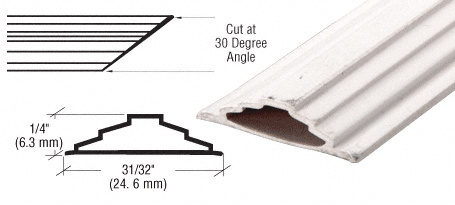 CRL GR202W White PVC Low Profile Step Grid