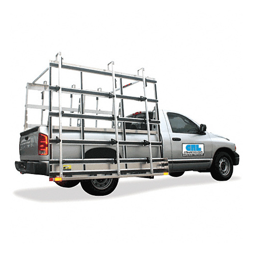 Aluminum Pickup Truck Glass Rack Without Wheel Skirt