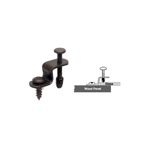 CRL GRC8351 Black Glass Retainer Clip