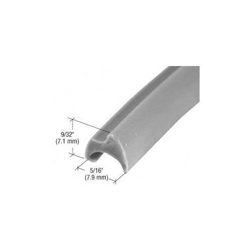 Gray 5/16" Wide Glazing Spline - 100 ft Roll