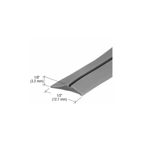 Gray 1/2" Wide Glazing Spline - 100 ft Roll