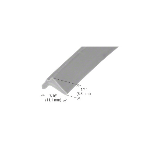 CRL GS316C Gray 7/16" Wide Glazing Spline - 100' Roll