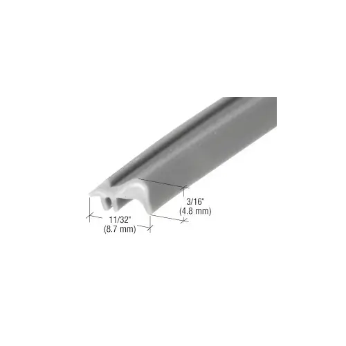 Gray 11/32" Wide Glazing Spline - 1000' Roll