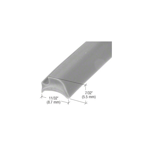 Gray 11/32" Wide Glazing Spline - 100' Roll