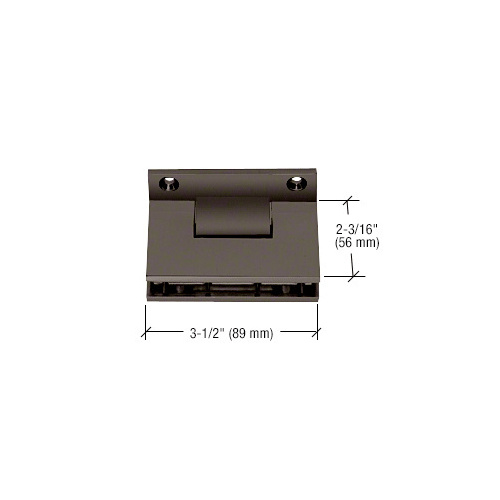 CRL GTC0370RB Oil Rubbed Bronze Geneva 3-Point Movable Square Style Transom Clamp