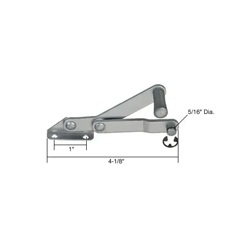 Left Hand Louver or Jalousie Window Operator for International
