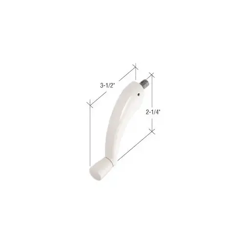 White Pro-Drive Crank Handle