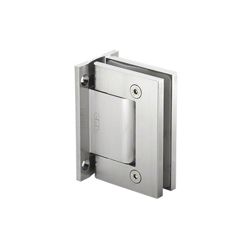 Satin Anodized Oil Dynamic Full Back Plate Wall-to-Glass Hinge - Hold Open