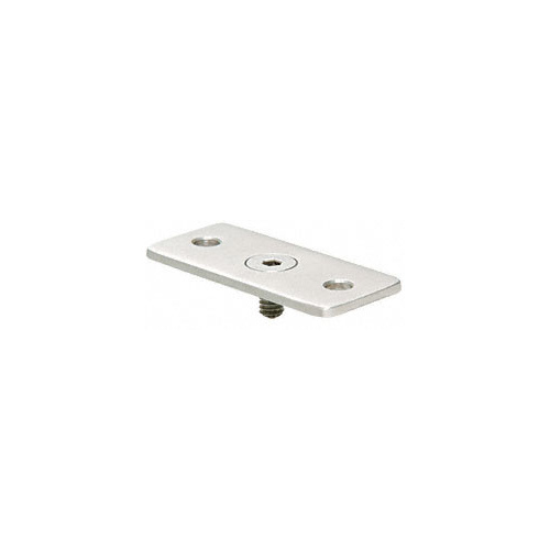 Satin Anodized Optional Flat Hand Rail Adaptor Plate for Hand Railing Bracket