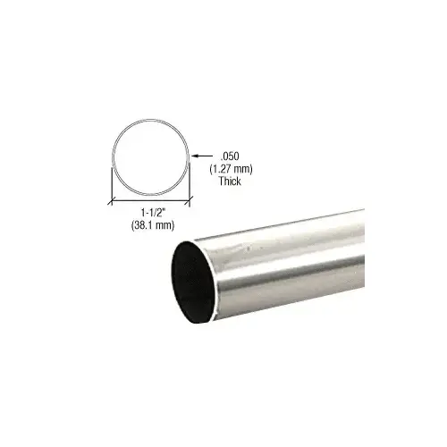 Polished Stainless Hand Rail Tubing - 236"